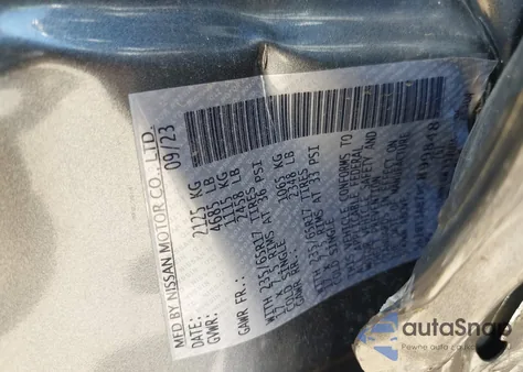 2023 Nissan Rogue S Intelligent Awd z USA, uszkodzony, nr VIN 5N1BT3AB7PC899848